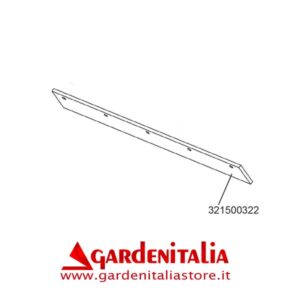 Lastra Gomma per Pala Neve P 70 EVO di Eurosystems