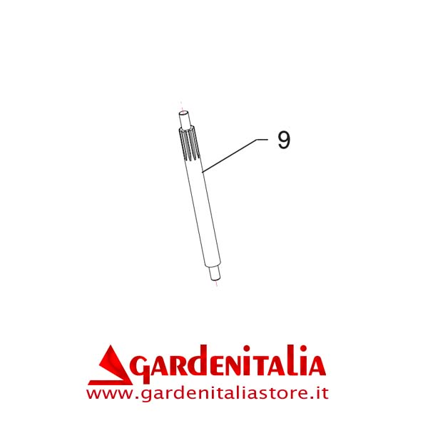 Albero Movimento Barra per P 70 EVO Eurosystems