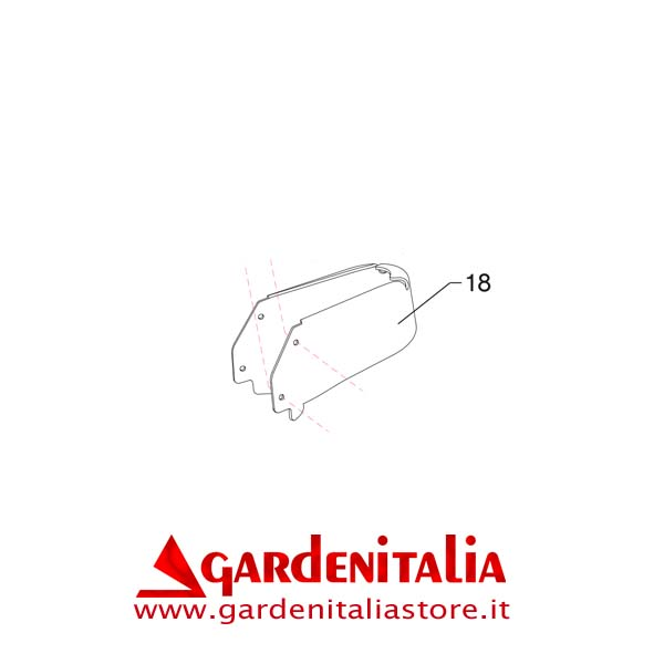 Carter Pulegge Posteriore Barra per P 70 EVO Eurosystems