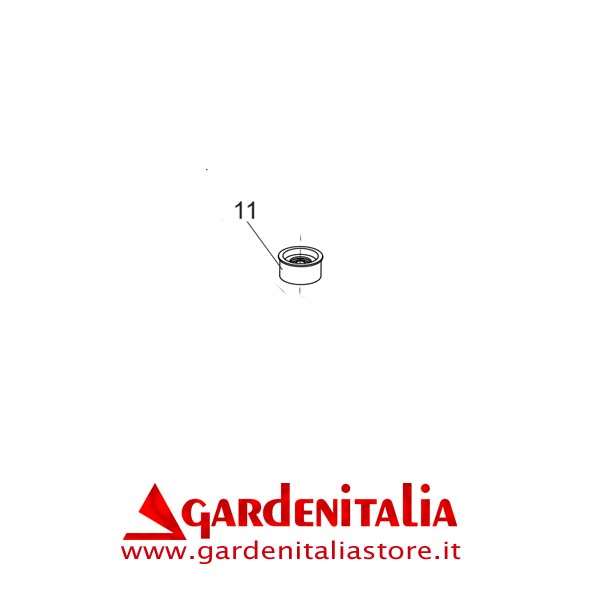 Ruotino Tendicinghia per Spazzola Frontale P70 EVO Eurosystems