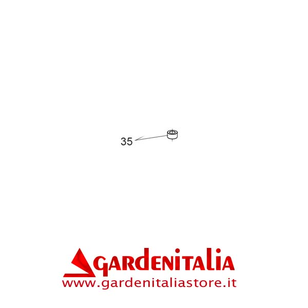 Distanziale D.17,25×30 H16 per Spazzola Frontale P 70 EVO Eurosystems