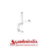 Braccio Supporto Ruotino Destro per Spazzola P 70 EVO Eurosystems