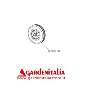 Ruota 4"  Vasca Trasporto per P 55 Eurosystems