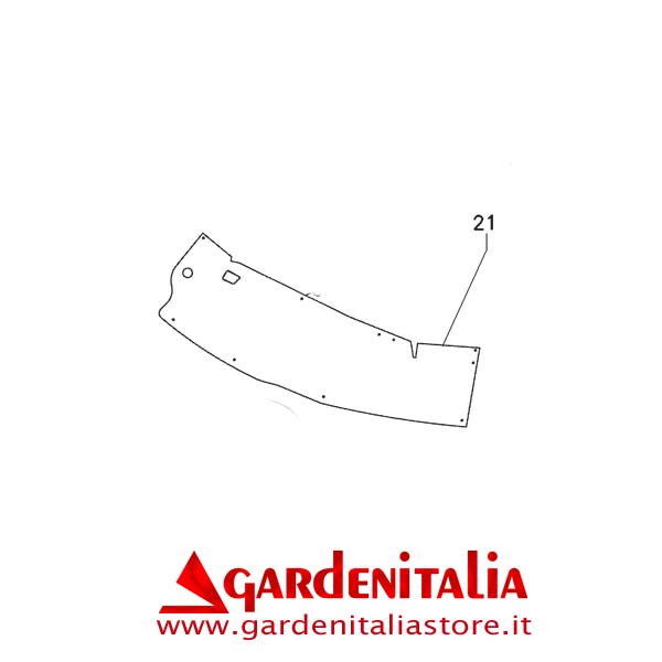 Bandella Protezione Rider 76 Lato Sinistro  EUROSYSTEMS