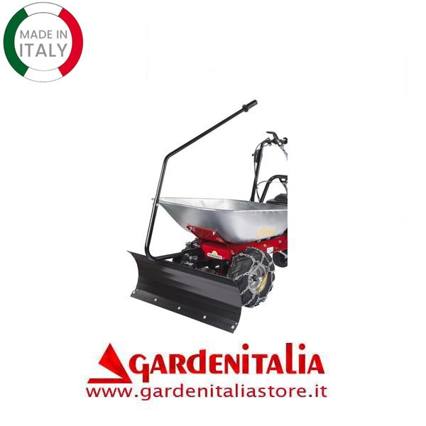 Lama da neve cm.85 con coppia catene per motocarriola Carry e Sprayer