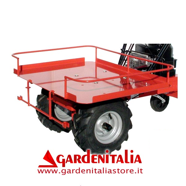 Piattaforma in lamiera con vasca in plastica cm 59×81 per Carry e Sprayer